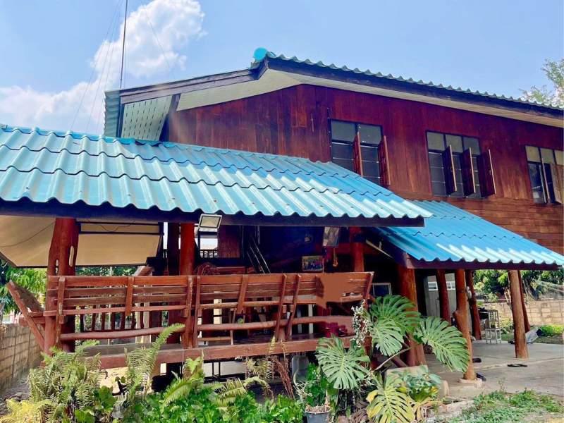 Teak Wood House for Sale in San Pa Muang, Phayao - Close to City and Temples - HOUSE IN PHAYAO