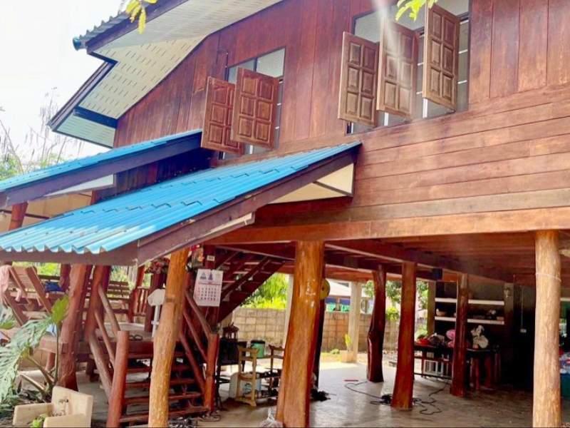 Teak Wood House for Sale in San Pa Muang, Phayao - Close to City and Temples - HOUSE IN PHAYAO